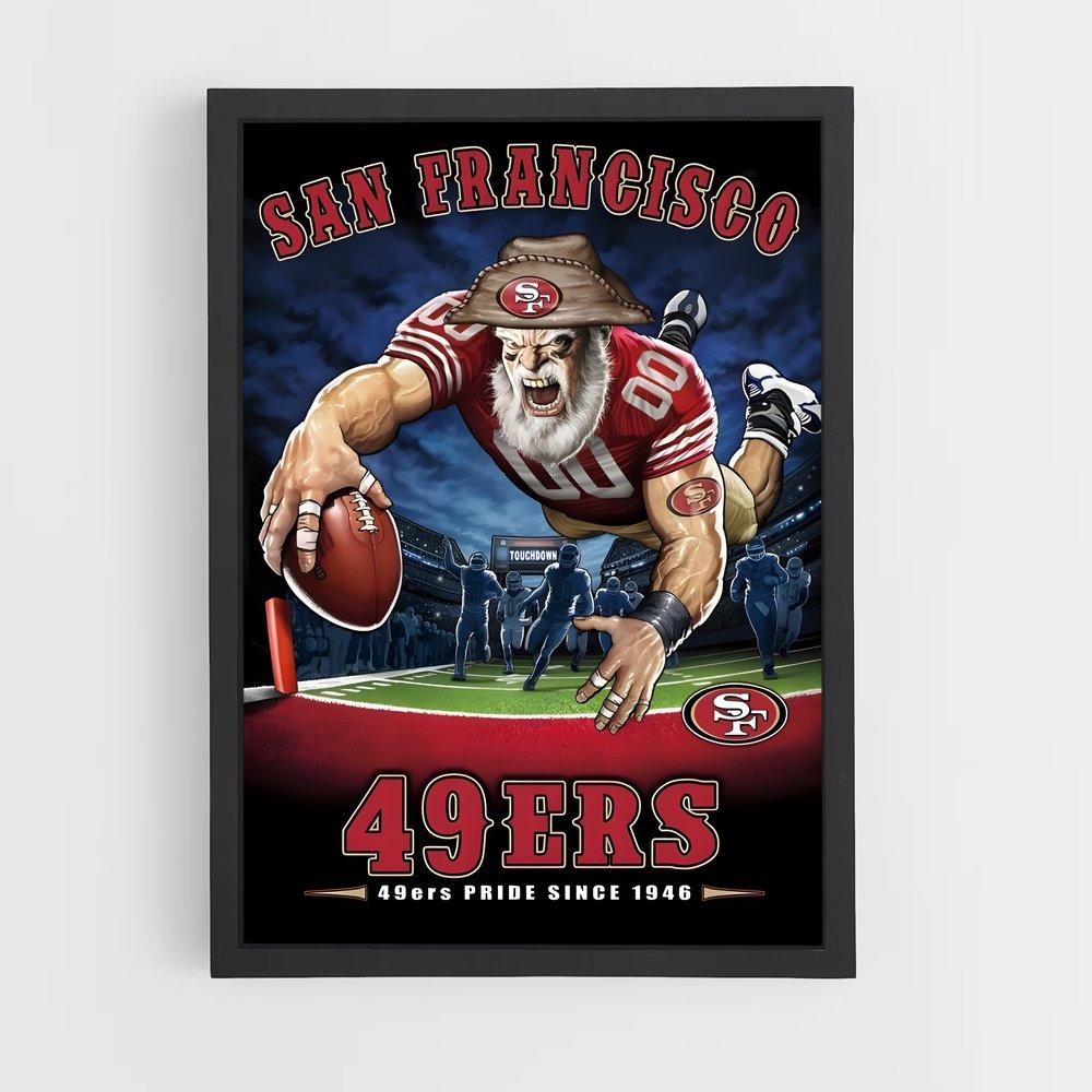Poster Gold Rush 49ers (vue 2)